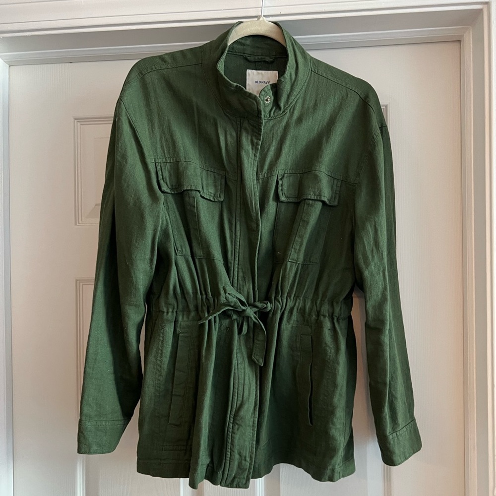 Old Navy lightweight green spring jacket (size M)